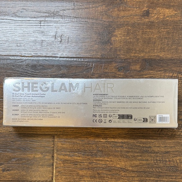 SHEGLAM It-Curl One-Touch Instant Curler - Silver and Orange - Picture 3 of 6